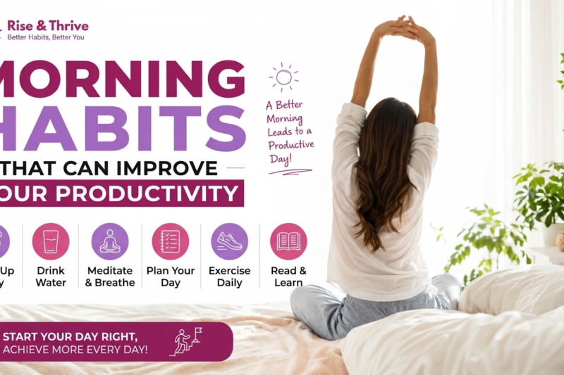 Morning Habits That Can Improve Your Productivity